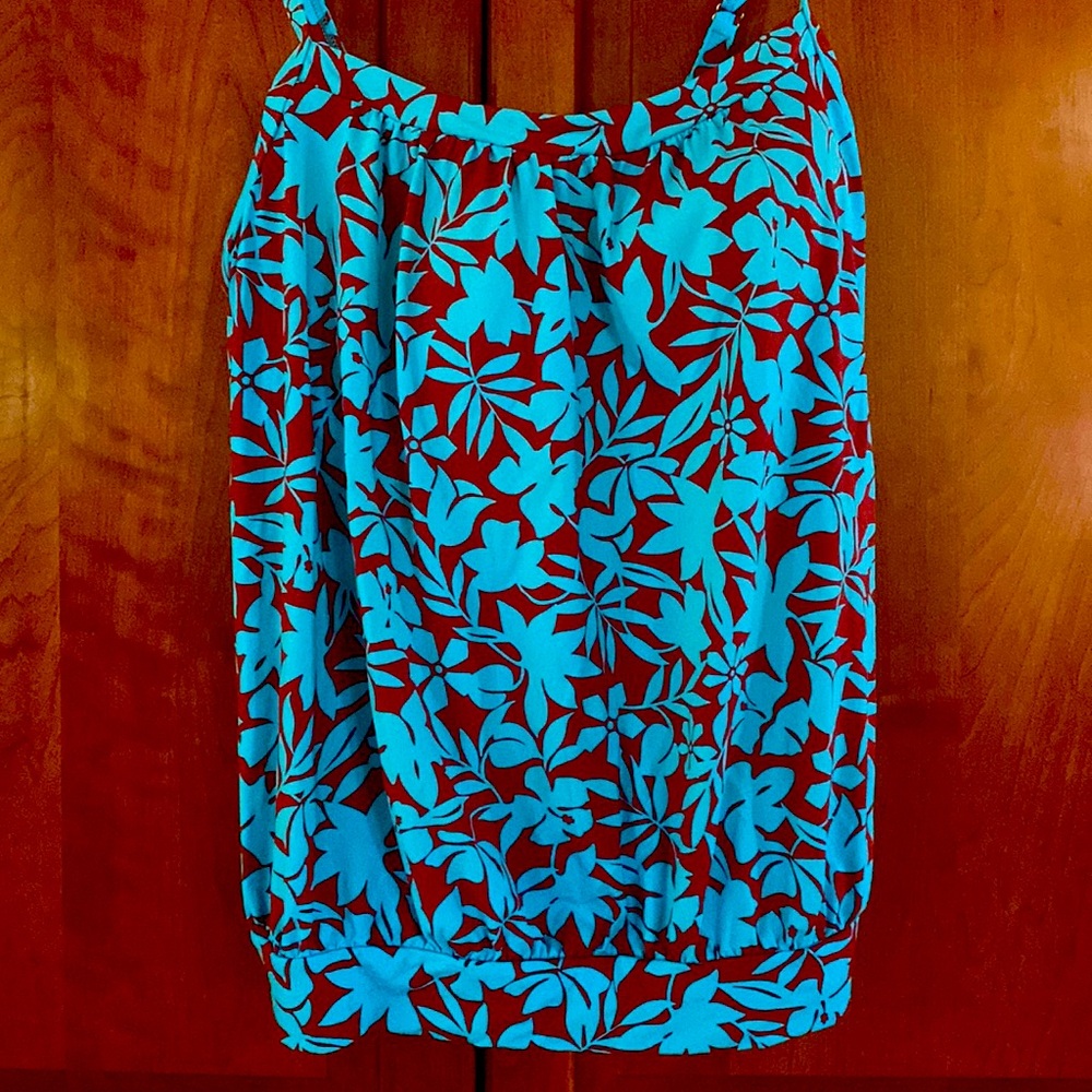 Lands End swim suit.  Top and brief. Size 16 perfect condition.